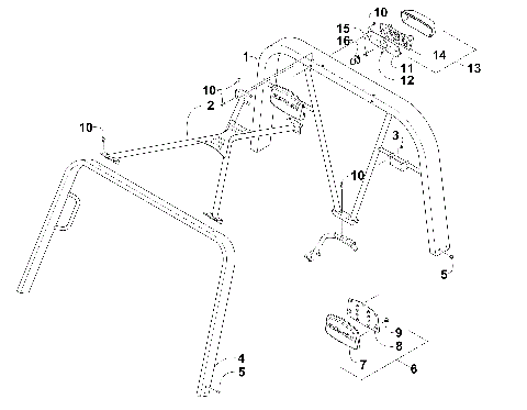 CANOPY AND TAILLIGHT ASSEMBLY [84526]