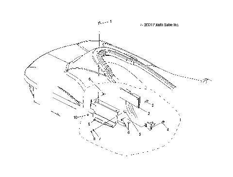ECU MOUNTING - W045304CA/IA/CB/IB/CC/IC (4990559055D14)