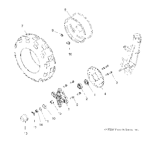 WHEELS, FRONT - A09BA50FA (49ATVWHEELFRT08SCRAM2X4)