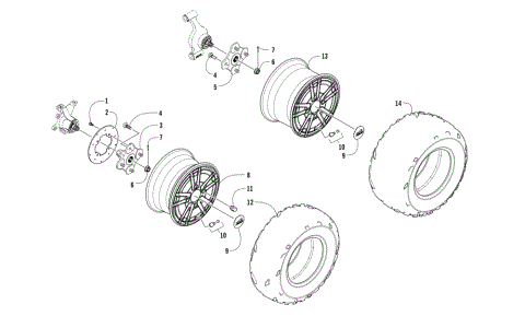 WHEEL AND TIRE ASSEMBLY (SE)