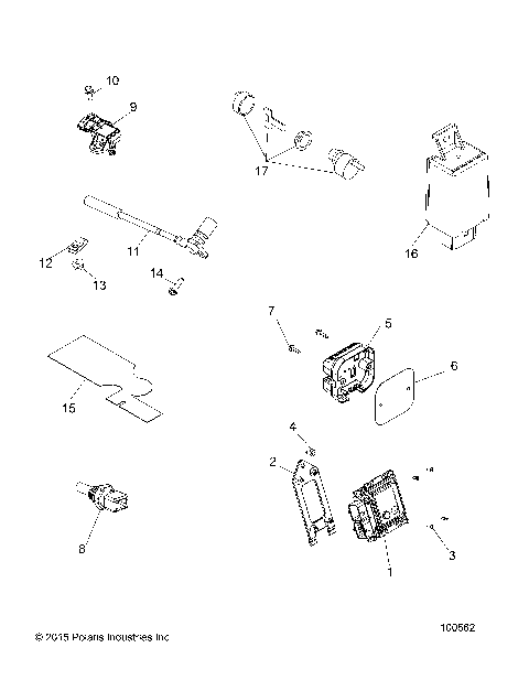 ELECTRICAL, SWITCHES, SENSORS and ECM - A16SDC57C2 (100562)