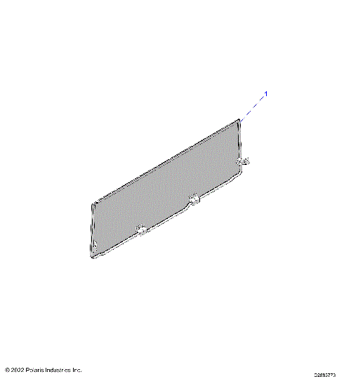 BODY, REAR WINDOW, POLY - D24P2U99A4/B4/V99A4/W99A4/Y99A4 (C2883773)
