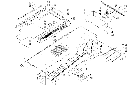 TUNNEL AND REAR BUMPER ASSEMBLY [86965]