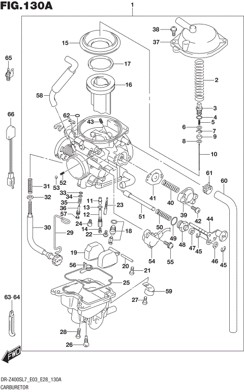 CARBURETOR (DR-Z400SL7 E03)