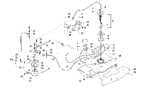 FUEL TANK AND FUEL FILTER ASSEMBLIES [92831]