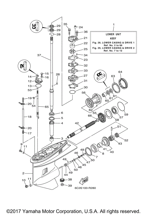 LOWER CASING DRIVE 1