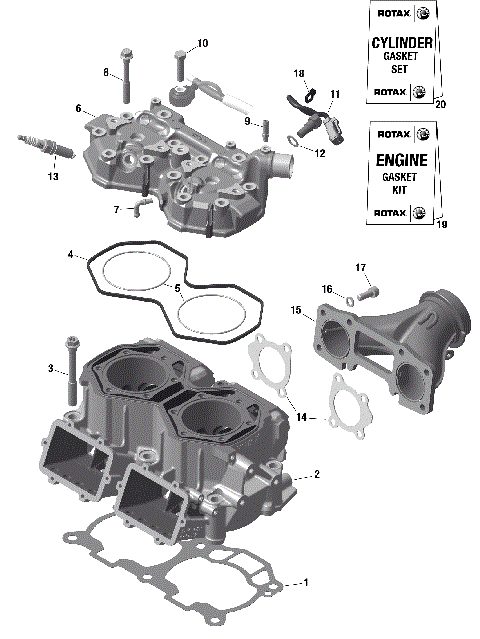 01- ROTAX - Cylinder