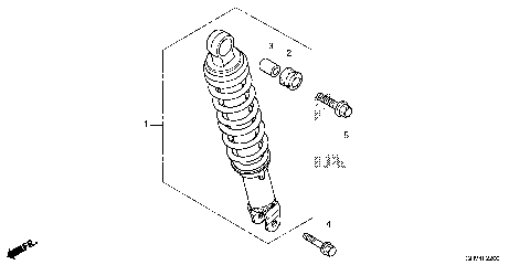 REAR SHOCK ABSORBER