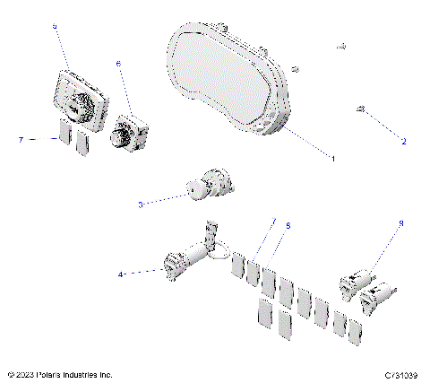 ELECTRICAL, DASH COMPONENTS - R24X6E1RAH/BH (C731039)