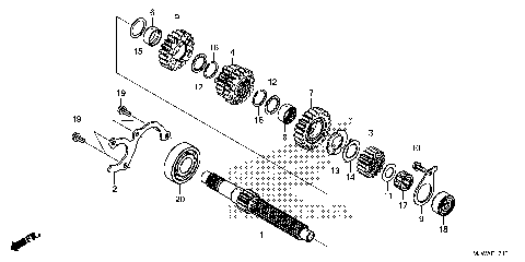 TRANSMISSION (MAINSHAFT)