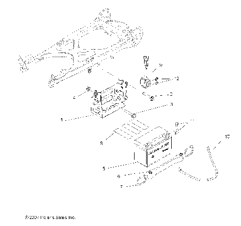 ELECTRICAL, BATTERY - A09GJ45AA (49ATVBATTERY08OUT525S)