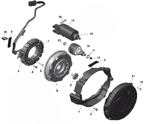 01- ROTAX - Magneto and Electric Starter