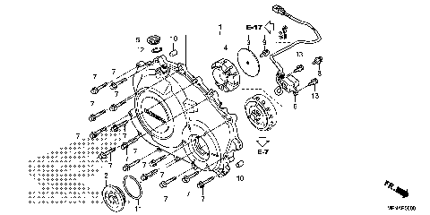 RIGHT CRANKCASE COVER
