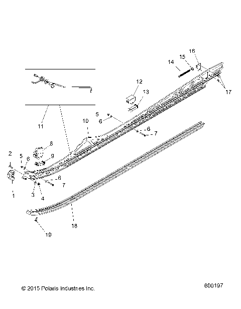 SUSPENSION, RAIL MOUNTING - S16ED8/EH8 ALL OPTIONS (600197)