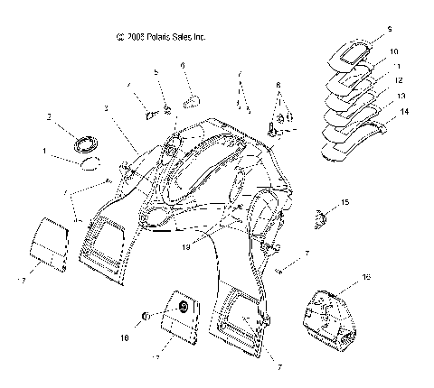 CONSOLE - S07PS6FS/FSA (49SNOWCONSOLE600SWTCH)
