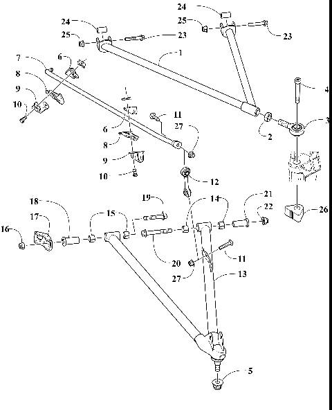 A-ARM AND SWAY BAR ASSEMBLY [108221]