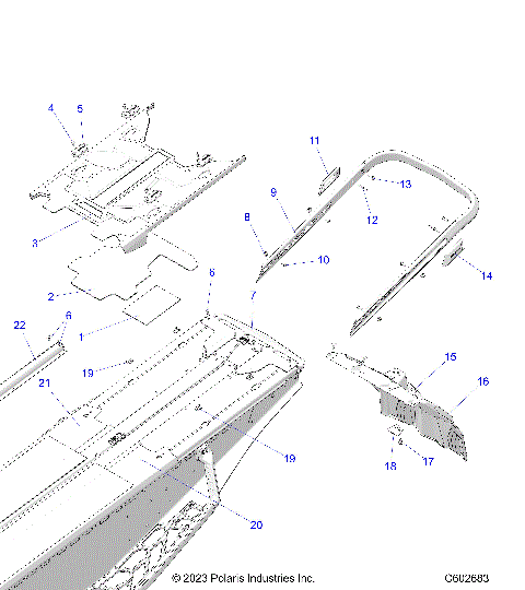 BODY, BUMPER, REAR, CLOSEOFF, TUNNEL COVER - S24TKP9FS (C602683)