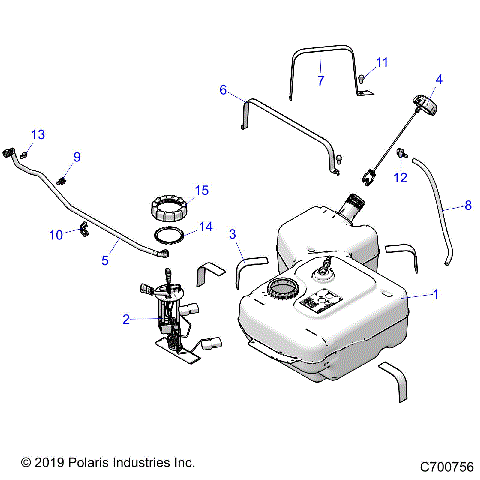 BODY, FUEL TANK - R21TAE99FA/SFA/SCA/SCK/EA/EK (C700756)