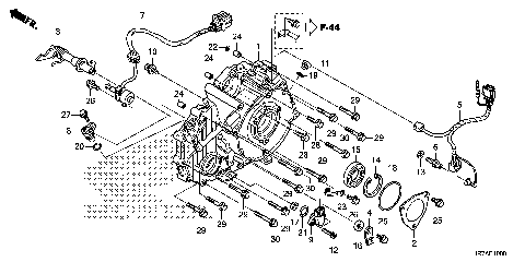 REAR CRANKCASE COVER (1)