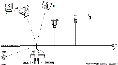 08- Electric - Hood Wiring Harness - 515179762