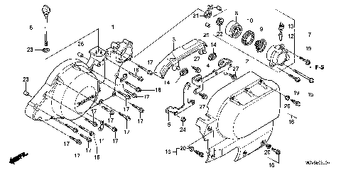 LEFT CRANKCASE COVER