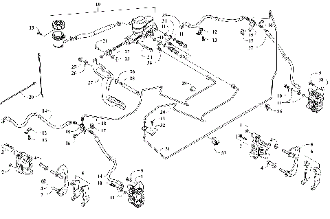 HYDRAULIC BRAKE ASSEMBLY [303122]