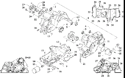 CRANKCASE ASSEMBLY [300150]