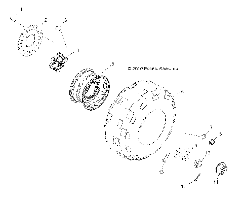 WHEELS, REAR - R14WH9EMD (49RGRWHEELRR11DCREW)