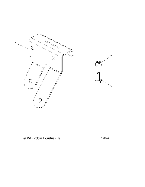 CHASSIS, SEATBELT ANCHORS - A16SUS57C1 (100440)