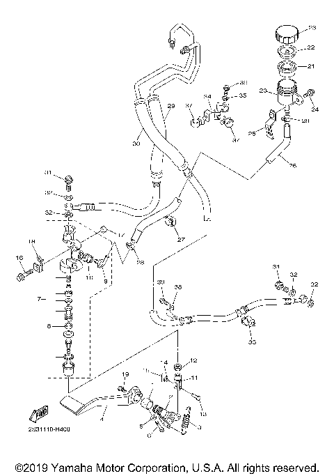 REAR MASTER CYLINDER