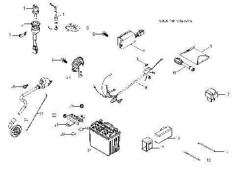 ELECTRICAL, SWITCHES, HARNESS and PARTS - A10KA05FA/FB/FD (49ATVELECT10OUT50)