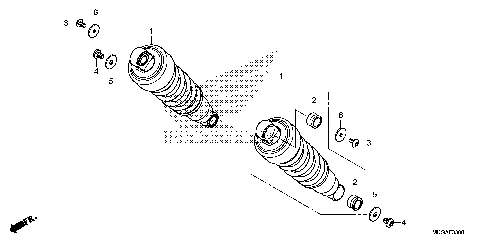REAR SHOCK ABSORBER