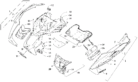 HOOD AND AIR INTAKE ASSEMBLY [106178]