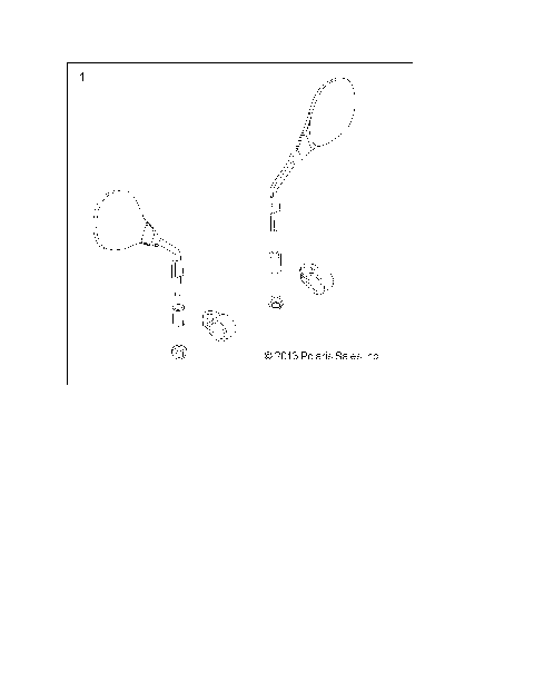 BODY, MIRRORS - A14MN50EM/EA (49ATVMIRRORS14SPFOREST)