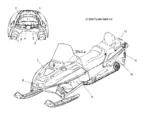 DECALS - S07NT5BS/BSA/BE/BEA (49SNOWDECAL340TOUR)