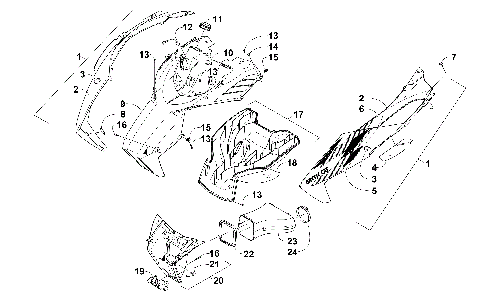 HOOD AND AIR INTAKE ASSEMBLY [101472]
