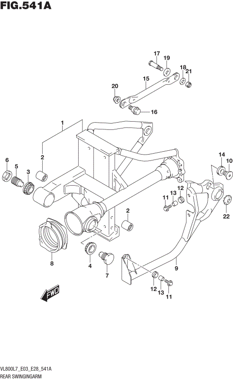 REAR SWINGINGARM