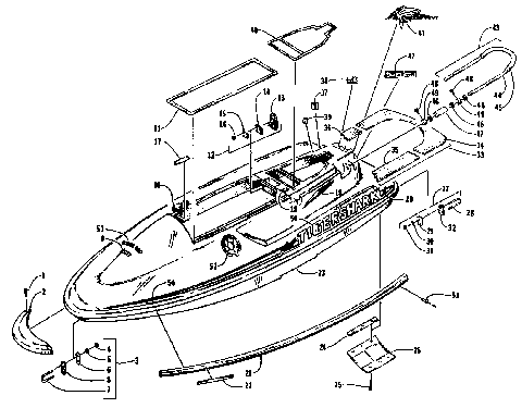 HULL AND DECK ASSEMBLY [72454]