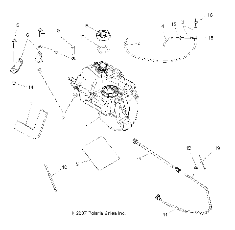 BODY, FUEL TANK ASM. - A09DN76AB/AL/AY (49ATVFUEL08SPTRG800AG)