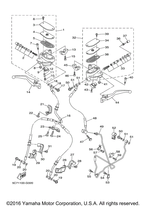 FRONT MASTER CYLINDER