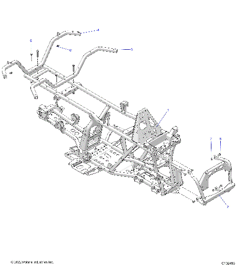CHASSIS, FRAME - A23SHR57AH (C102483)