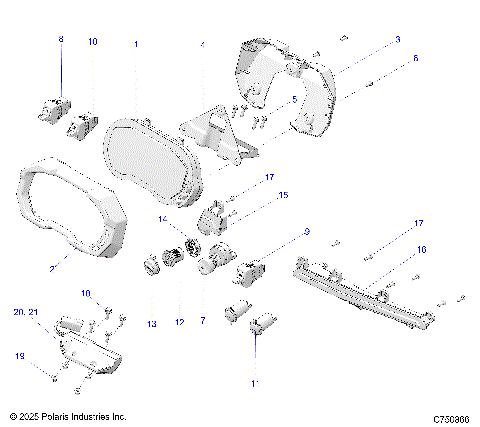 ELECTRICAL, DASH INSTRUMENTS, CONTROLS, & LIGHTING -  Z25RPP2KAE/BE (C750866)
