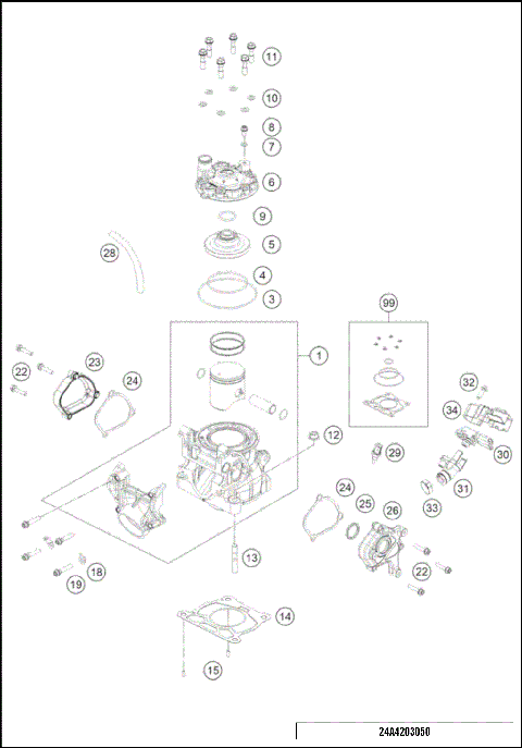 CYLINDER, CYLINDER HEAD