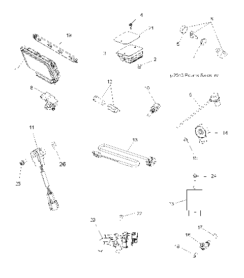 ELECTRICAL, SWITCHES, SENSORS, ECU and CONTROL MODULES - A14DN8EFQ (49ATVSWITCHES14SP850TRGI)