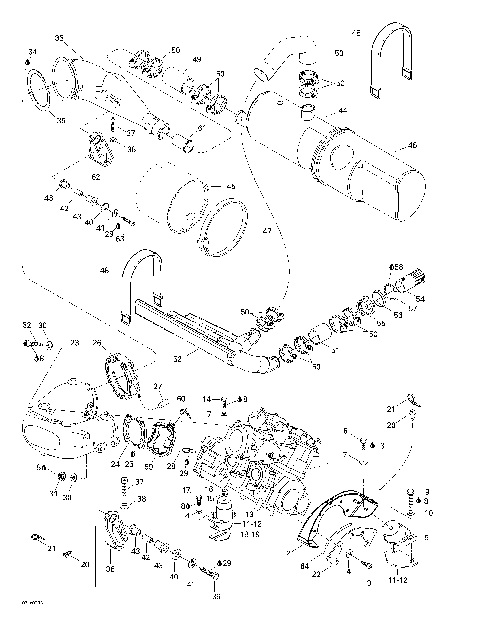 01- Engine Support And Muffler