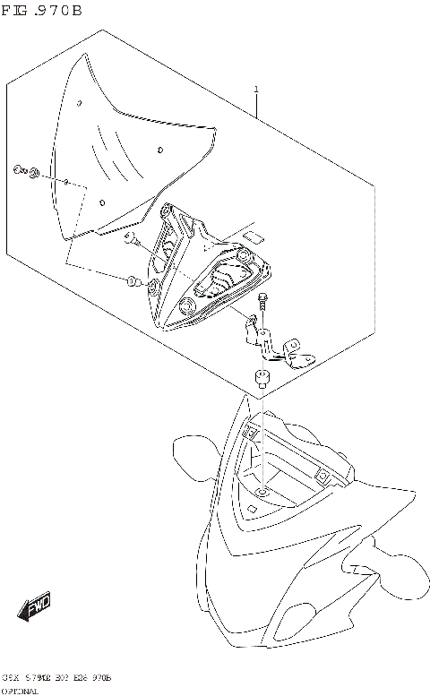 OPTIONAL (METER COVER SET)