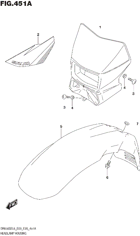 HEADLAMP HOUSING