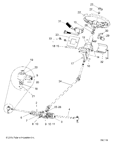 STEERING, STEERING ASM. - R15RMA32FA (700129)