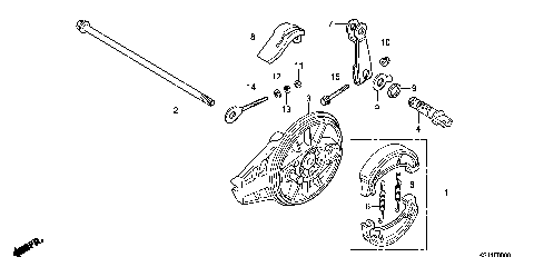 REAR BRAKE PANEL