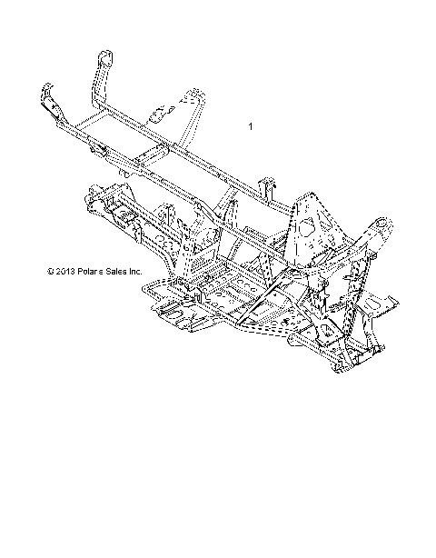 CHASSIS, FRAME - A14MH57FA/FJ (49ATVFRAME14SP570)